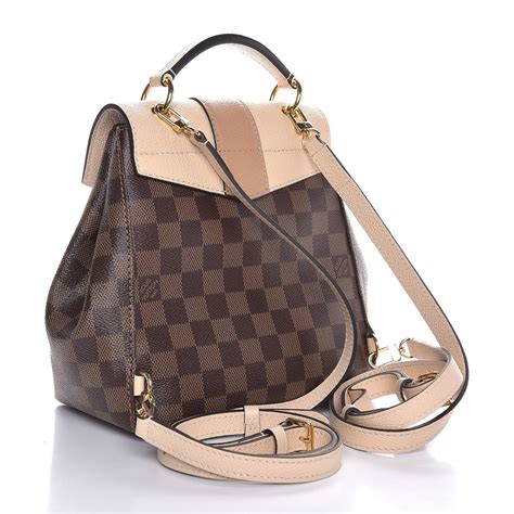 louis vuitton clapton backpack cream|louis vuitton damier ebene backpack.